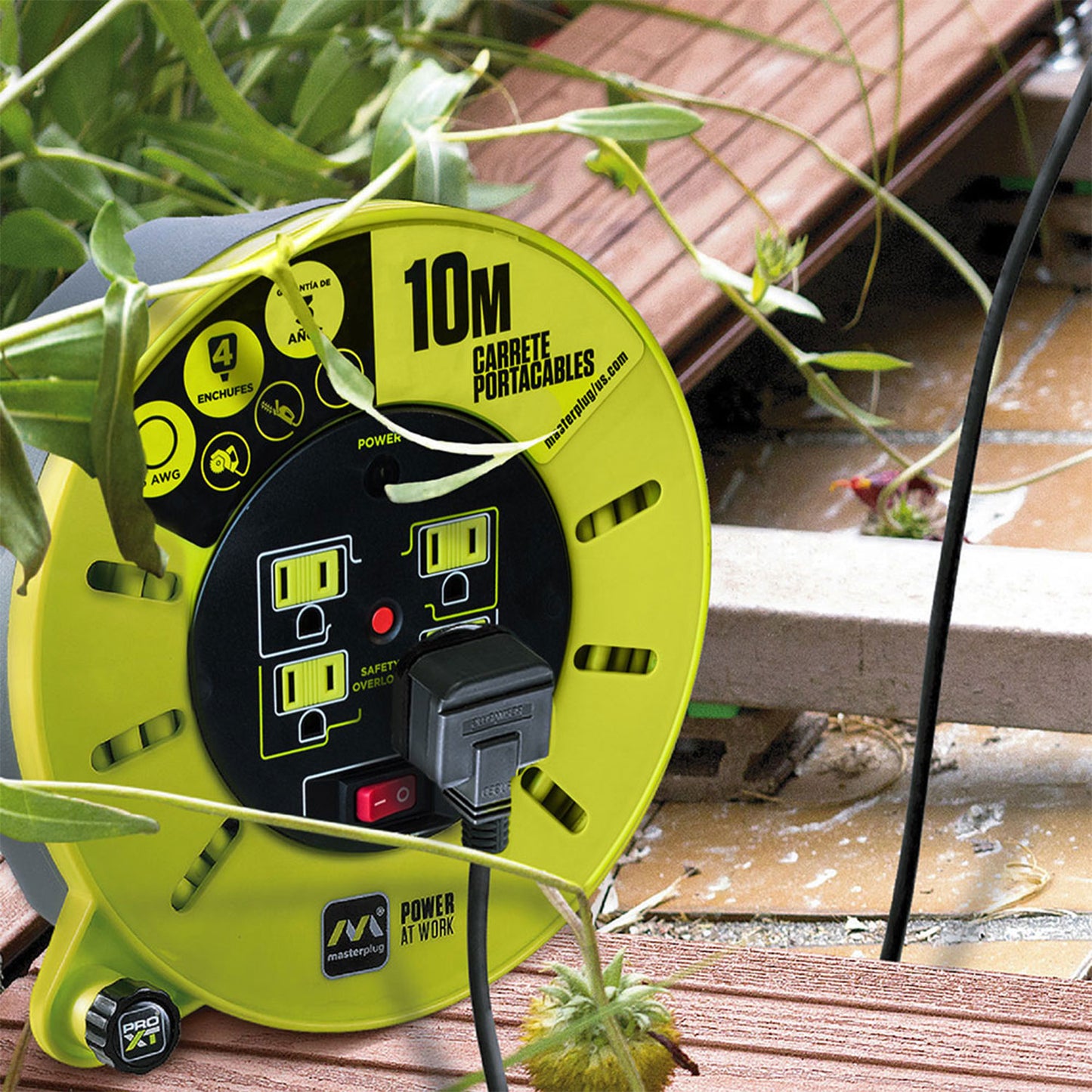 Extension Eléctrica con Multicontactos 10M