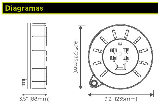 Extension Eléctrica con Multicontactos 10M