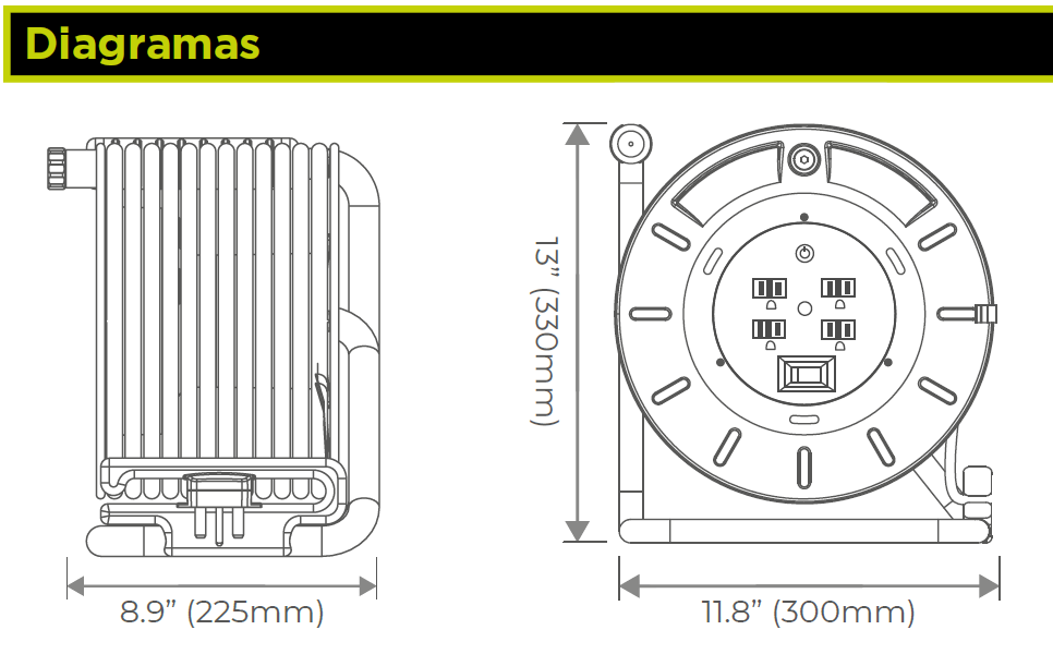 Extension Eléctrica con Multicontactos 40M