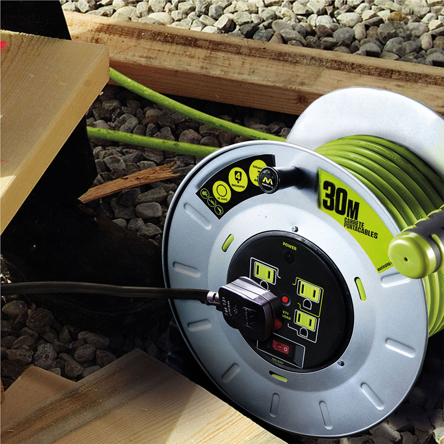 Extension Eléctrica con Multicontactos 30M