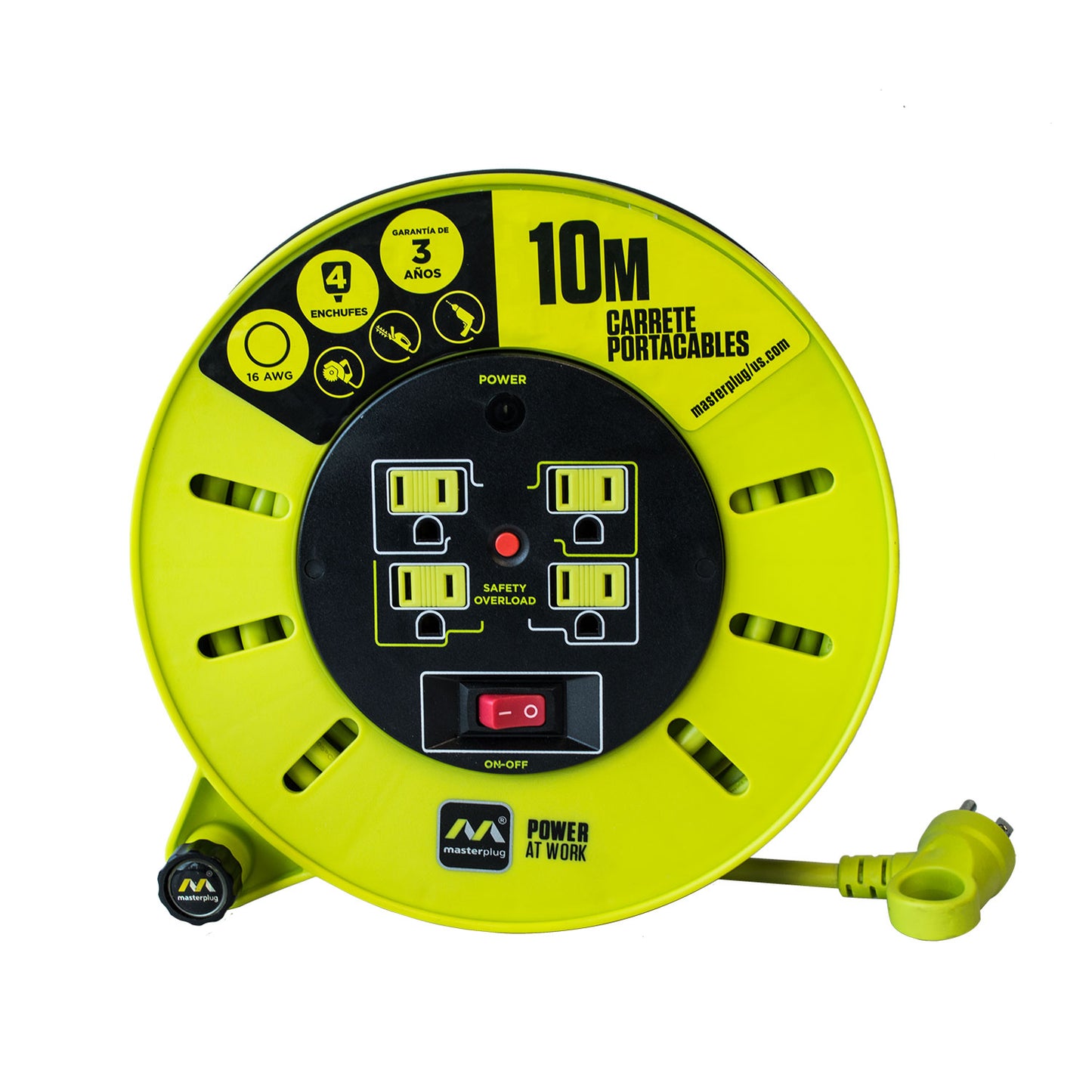 Extension Eléctrica con Multicontactos 10M