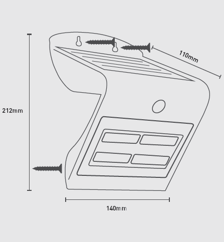 Reflector Solar 3.2W